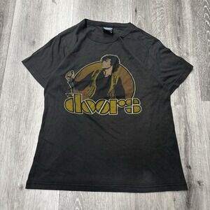 VTG 2009 The Doors "Light my fire" Double Sided Black T-Shirt Size XL Winterland